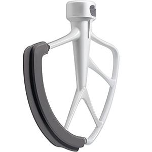 KITCHPOWER 6 Quart Flex Edge Beater for KitchenAid Bowl-Lift Stand Mixers, Paddle Attachment Mixer Accessory