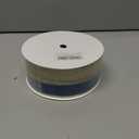 Navy Blue Velvet Wired Christmas Ribbon 2.5 Inch Blue and Gold Holiday Ribbon  10-Yards Roll for Tree Decorations, Gift Wrapping, Wreaths, and DIY Crafts