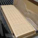 3 Panel Short Panel Divider Screen, 3.95 FT Tall Bamboo Room Divider Folding Privacy Screen, Short Panel Divider Freestanding Room Divider for Room Separation, Beige