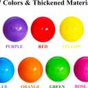 LANGXUN 200 Soft Plastic Ball Pit Balls for Kids, Gift for Baby Toddler Birthday Christmas, Ball Pit Play Tent, Baby Kiddie Pool Water Toys, Party Decoration