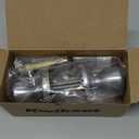 Kwikset Tylo Entry Door Knob with Lock and Key, Secure Keyed Handle Exterior Doorknob, Front Entrance and Bedroom, Satin Chrome, Pick Resistant SmartKey Rekey Security (1 Pack)