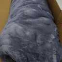 Homemate Heated Electric Blanket Queen Size - 84"x90" Heating Bed Blanket Throw with 10 Heating Levels 8 Hours Auto Off Fast Heating Over-Heat Protection Ultra Soft Flannel ETL Certified, Grey