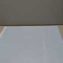 UHMW Polyethylene Plastic Sheet, White, 1/16 in Thick x 24 in Wide x 24 in Long