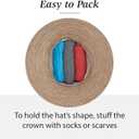 Wallaroo Hat Company Women's Victoria Fedora UPF 50+ UV Protection, Wide Brim, Packable & Adjustable Sun Hat