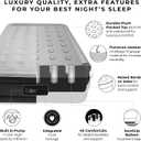 SoundAsleep Dream Series Luxury Air Mattress with ComfortCoil Technology & Built-in High Capacity Pump for Home & Camping- Double Height, Adjustable, Inflatable Blow Up, Portable - Queen Size