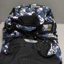 Lacrosse Bag for Kids and Youth, Lacrosse Backpack with Helmet Holder and Shoes Compartment, Waterproof Field Hockey Gears Bag for Boys & Girls (Large, Camo Blue)