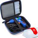 Hot Glue Gun Kit, 40 Glue Sticks for Mini Glue Guns with Hardshell Carrying Case for School Crafts DIY Arts, Quick Home Repairs, Home School Project and Festival Decorations (20W)