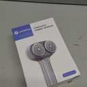 VASSON Fabric Shaver, Electric Lint Remover, Rechargeable Lint Shaver, Sweater Shavers to Remove Pilling, Large Fuzz Remover for Clothes Couch Furniture (Greyish White)