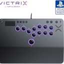 Turtle Beach Victrix Pro KO Leverless All Button Fight Stick for PlayStation 5, Officially Licensed PS5|PS4, Windows 10/11 PC, Customizable eSports Tournament Ready Controller, Arcade Controller, Gray