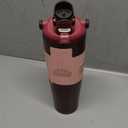 Owala FreeSip Sway Insulated Stainless Steel Water Bottle with Two-Way Spout, Built-In Straw and Bucket Handle, Made for Travel, School, and Sports, 40oz, BPA Free, Leak Proof, Black Cherry