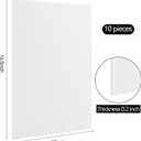 10 Pack Foam Boards,Thickness White Foam Core Backing Board 3/16" Foam Poster Boards for Mounting Photographs and Artwork, 3-D Modeling, Signage, Poster Making in School, Office (A3,12"x16.5")