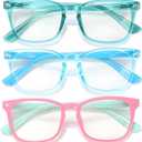 CHEERS DEVICES Blue Light Blocking Glasses for Kids Boys Girls Teens - Computer Glasses with Unbreakable Frame and Anti-Glare (* 5 Pair Mix-b)