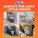 Hefty Small Trash Bags, Ocean Water Scent, 4 Gallon, 52 Count (White)