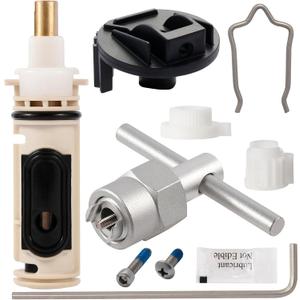 1222 Cartridge Kit for Moen 1222 Replacement Cartridge,Applicable to for Moen Posi Temp Shower Repair - Brass & Plastic,with Removal Tool.