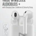 2 Pack coustix AudioBuds+ True Wireless Earbuds with Charging Case - White