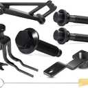 Timing Belt Tools Set for Ford 4.6L, 5.4L & 6.8L 3V Engines, Cam Phaser Holder & Mounting Bolt Tool, Timing Chain Locking Tool, Valve Spring Compressor Tool, Crankshaft Positioning & Pulley Bolt Tool