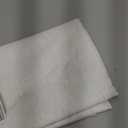 LAMIT Natural Ivory Linen Curtains 45 Inches Long for Bedroom, Soft Faux Linen Textured Light Filtering Panels Rod Pocket Neutral Drapes for Kitchen/Window/Loft Room, 42 x 45 Inch, 2 Panels