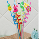 Curly Straws Set of 4 Pack 32 PCS