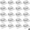 Magnetic Door Catch - 30lb High Magnetic Stainless Steel Heavy Duty Catch for Kitchen Bathroom Cupboard Wardrobe Closet Closures Cabinet Door Drawer Latch (2.1 in White, 20-Pack)