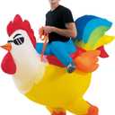 Inflatable Rooster Costume Halloween Blow up Costumes for Adult Men Women, Large