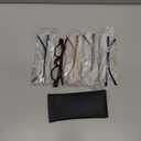 JM 5 Pack Round Reading Glasses for Women Men, Vintage Small Blue Light Blocking Computer Readers with Spring Hinges