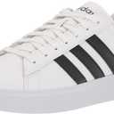 adidas Men's Grand Court 2.0 Shoe (13 Wide, White/Black/White)