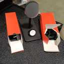 Twelve South HiRise 3 Deluxe, Compact Luxury Wireless Magsafe Charging Stand for iPhone, AirPods and Apple Watch  Includes US Power Supply with 5 Foot Cord, Plus International Plug Adapters, Black