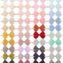 jollybows 40pcs Baby Girls Nylon Hair Bows Headbands Linen Hair Bands Elastic Hair Accessories for Kids Infants Newborn (4-40 PCS Solid Linen)