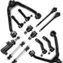 YITAMOTOR 13 Piece Front Suspension Kit Compatible with 2002-2006 Cadillac Escalade, 1999-2007 Chevy Tahoe/Suburban/Silverado/Avalance, 1999-2007 GMC Sierra 1500/Yukon