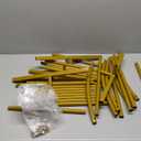 Wedding Arch Backdrop Stand Set of 2 (7.2FT, 6FT),Gold Metal Arch Backdrop Stand,Balloon Arch Stand for Wedding Ceremony Baby Shower Outdoor Indoor Birthday Party Graduation Decoration