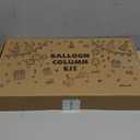 TEKXYZ Telescoping Balloon Stand Set of 4, 1.5ft to 7ft Free Adjustable Metal Balloon Column Stand for Party Decorations