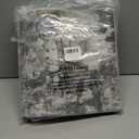 HILORUUG 2x4 Rug Washable Entryway: Non Slip Abstract Runner for Kitchen Bathroom - Modern Minimalist Low Pile Stain Resistant Thin Indoor Floor Mat - 2x4 Black Grey