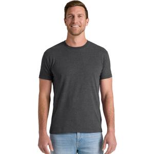 True Classic Mens T-Shirts Short Sleeve Crew Neck T Shirts for Man, Cotton Blend Plain Novelty Men's T-Shirts (Gray, M)