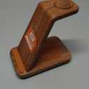 Wireless Charging Station for Samsung/Android, Fast Wireless Watch Charger Station Compatible for Samsung Galaxy S25 Ultra/S24/S23+/Z Flip 7/6 Fold 7/6, Watch8/7/Pro/Active 2 Galaxy Buds3/2 Pro(Wood)