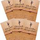 Lemua Dance Bracelet Gifts Ballet Bracelet Jewelry for Granddaughter Daughter Niece (6pcs)