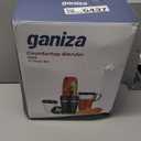 Ganiza Blender for Smoothies, 14 Pcs Smoothie Blender for Kitchen, Max 1300W Portable Blenders for Shakes Ice Crushing Grinding & More with 2 X 37 oz, 23 oz Cups, Perfect for Home & On - the - Go (Black)