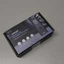 JUSUOX Tire Inflator Portable Air Compressor, Battery & 12V DC Dual Power Air Pump for Car Tires, 150PSI Cordless Bike Tire Pump with Digital Pressure Gauge, LED Light, for Motorcycle, Ball