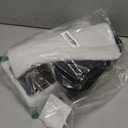 3 Pack Qtip Holder Bathroom Set,Cotton Ball Swab Pad Holder Cotton Round Floss Pick Dispenser with Tray,Glass Apothecary Jars with Lids,Bathroom Organizers and Storage Canisters-Amber