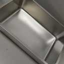 Kirecoo Stainless Steel Cat Litter Box, Large Metal High Sided Cat Pan Box, Indoor Litter Tray, Non Stick, No Smell, Easy to Clean, Pet Toilet Supplies for Cats