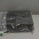 Key Holder Wall Mount, 14.5x11.2x3.5'' Larger 3-Tier Shelf 8 Hooks Drawer Storage,Wooden Key and Mail Holder for Wall,Farmhouse,Home,Living Room,House,Office Decor,Hats,Bag,Dog Leash Hanger Organizer (Black)