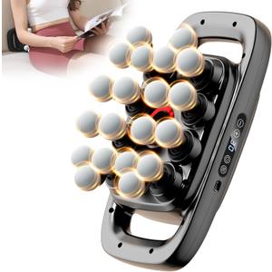 Upgraded 20-Head Massage Gun Set, Multi Head Massage Gun with 3 Modes & 30 Levels Intensities, Deep Tissue Massager Muscle Massage Guns for Body Muscle Pain Relief