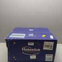 Hobestluk Giant Bean Bag Chair Lazy Floor Sofa, Memory Foam Fireside Sofa for Adults, Big Beanbag Faux Leather Armless Chair for Living Room Bedroom Dorm Office (Beige, Single)