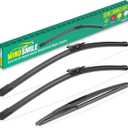 26" 15" 11" Windshield Wiper Blades Replacement for Chevrolet Chevy Sonic 2012 2013 2014 2015 2016 2017 2018 2019 2020 Premium All Weather Front Rear Wipers Set - OEM Quality (Pack of 3)