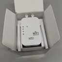 WiFi Extender,WiFi Extender Signal Booster for for Home & Outdoor,Device Servers Covers Up to 6000 Sq. ft and 35 Devices,Internet Booster (Medium)