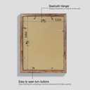 Hongkee 11x14 Picture Frame Set of 2, Made of Real Glass and Rustic Brown Wooden Frame, Display 8x10 Pictures with Mat or 11 x 14 Posters without Mat for Wall Mounting, Gallery Photo Frames