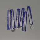 8 Pack Diamond Nail File 7 inch Metal Fingernail Files, Stainless Steel Double Side Nail File for Salon Home and Travel Men Women