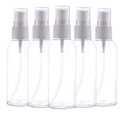 10 Pieces 30ml Refillable Fine Mist Spray Bottle Clear Plastic Bottles with Atomizer Pumps for Essential Oils, Alcohol, Samples, Aromatherapy