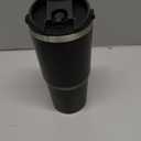 30 oz Stainless Steel Vacuum Insulated Tumbler | To Go Coffee Cup Iced Coffee Cups, Iced Coffee Sleeve, Travel Mug, Thermal Cup for Hot & Cold Drinks, Dunkin Cup (Black) | Vacuum Insulated, Thermal Mug, Hot and Cold Drinks, Dunkin Cup