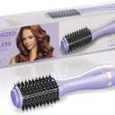 Belleza 2-in-1 Thermal Blowout Brush for Short, Long & All Hair Types | Hair Dryer & Volumizer Hot Air Styling Tool with 360 Ionic Barrel | Frizz-Free, Salon Results (Purple 2")