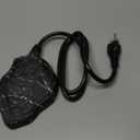 Saillong Bird Bath Deicer Heated Rock, 80W Submersible Utility Decorative De Icer, Thermostatic Controlled Winter Water Heater with Aluminum Base for Outdoor Bird, Chicken, Duck (1 Pack,Black)